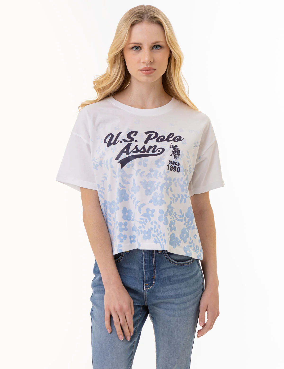 U.S. POLO ASSN. FADED FLORAL T-SHIRT - Image 2