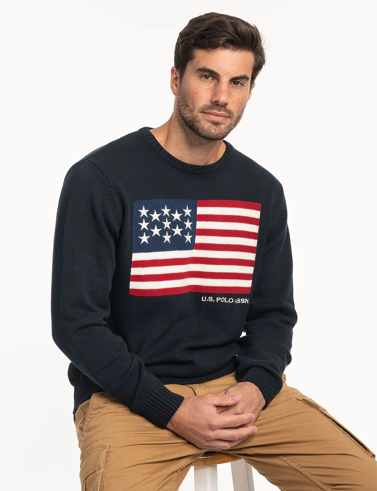 U.S. POLO ASSN. FLAG CREW NECK SWEATER - Image 10
