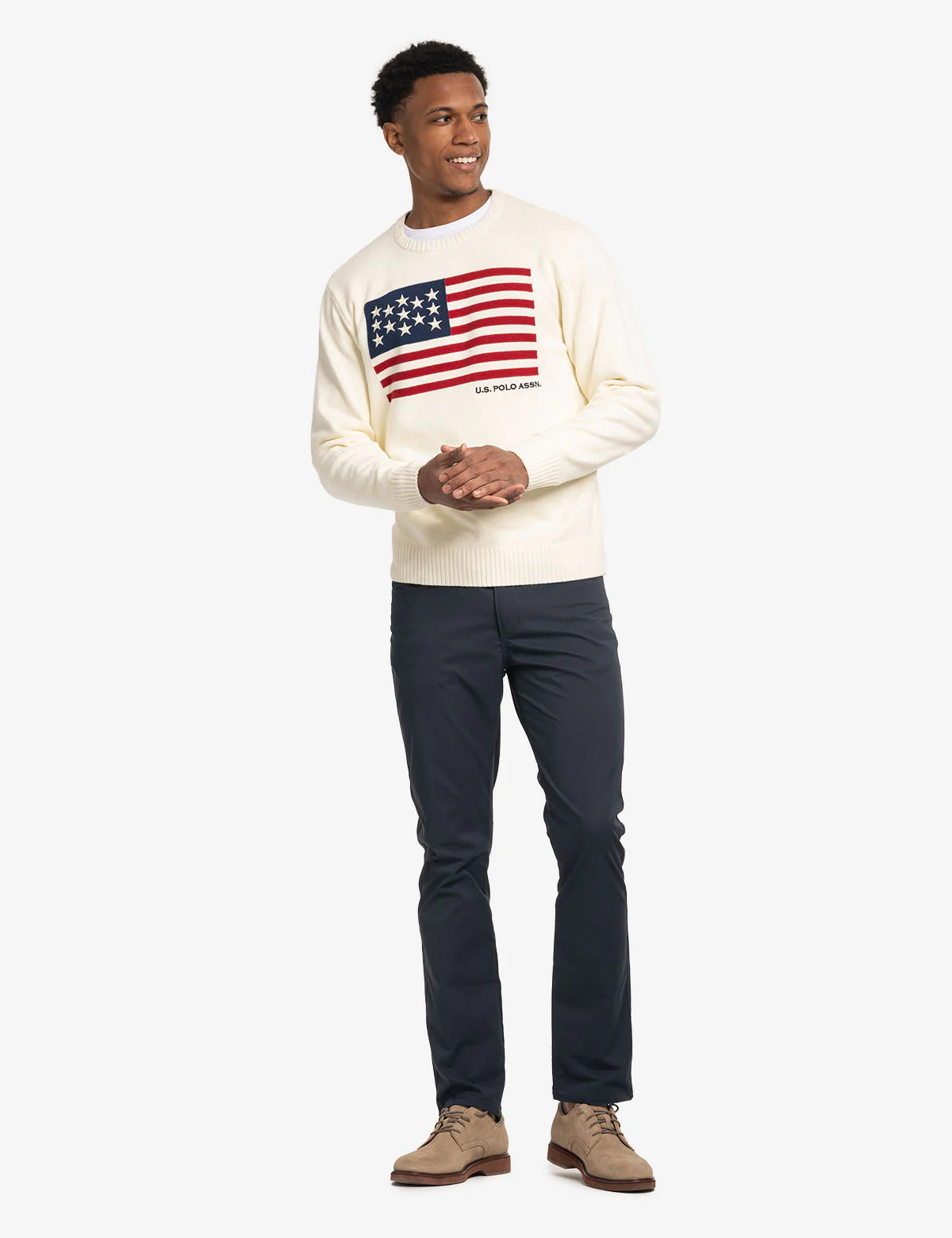 U.S. POLO ASSN. FLAG CREW NECK SWEATER - Image 3