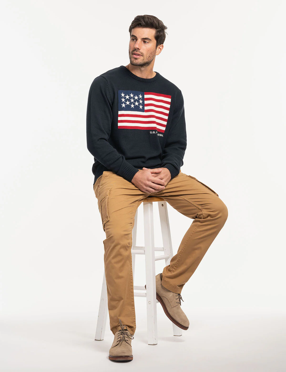 U.S. POLO ASSN. FLAG CREW NECK SWEATER - Image 6