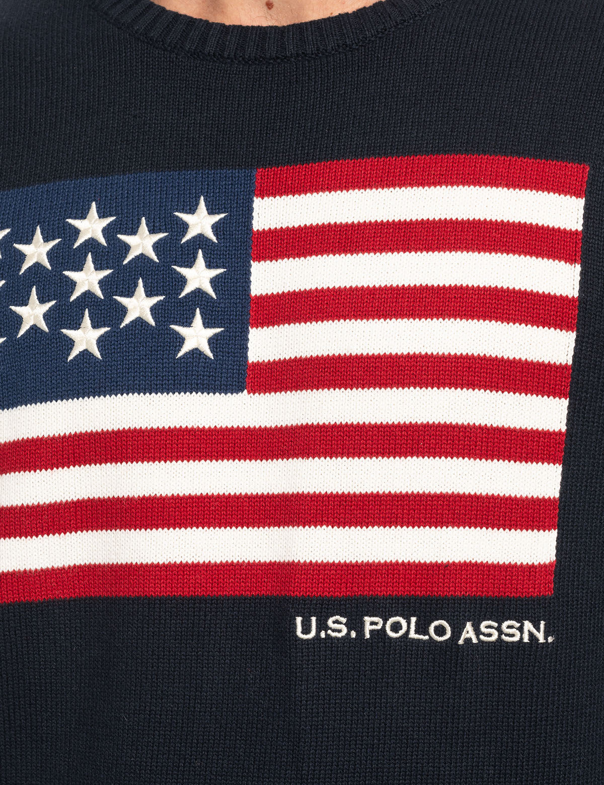 U.S. POLO ASSN. FLAG CREW NECK SWEATER - Image 7