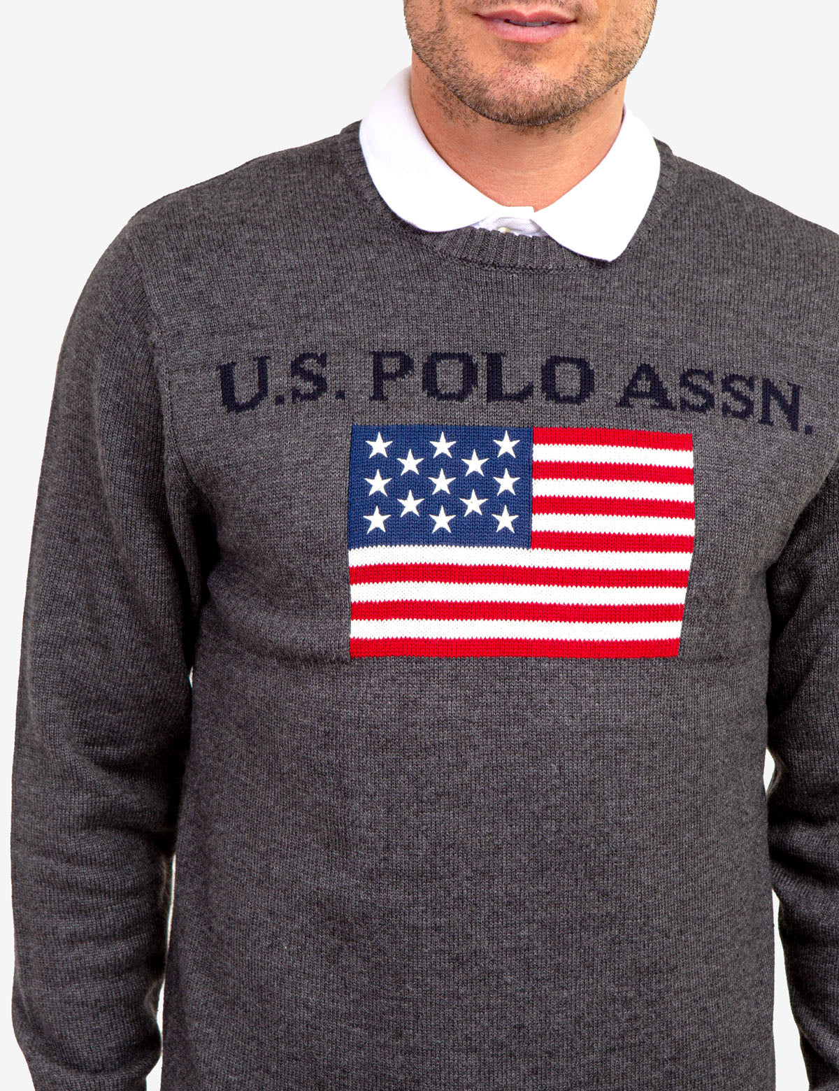 U.S. POLO ASSN. FLAG CREW NECK SWEATER - Image 4