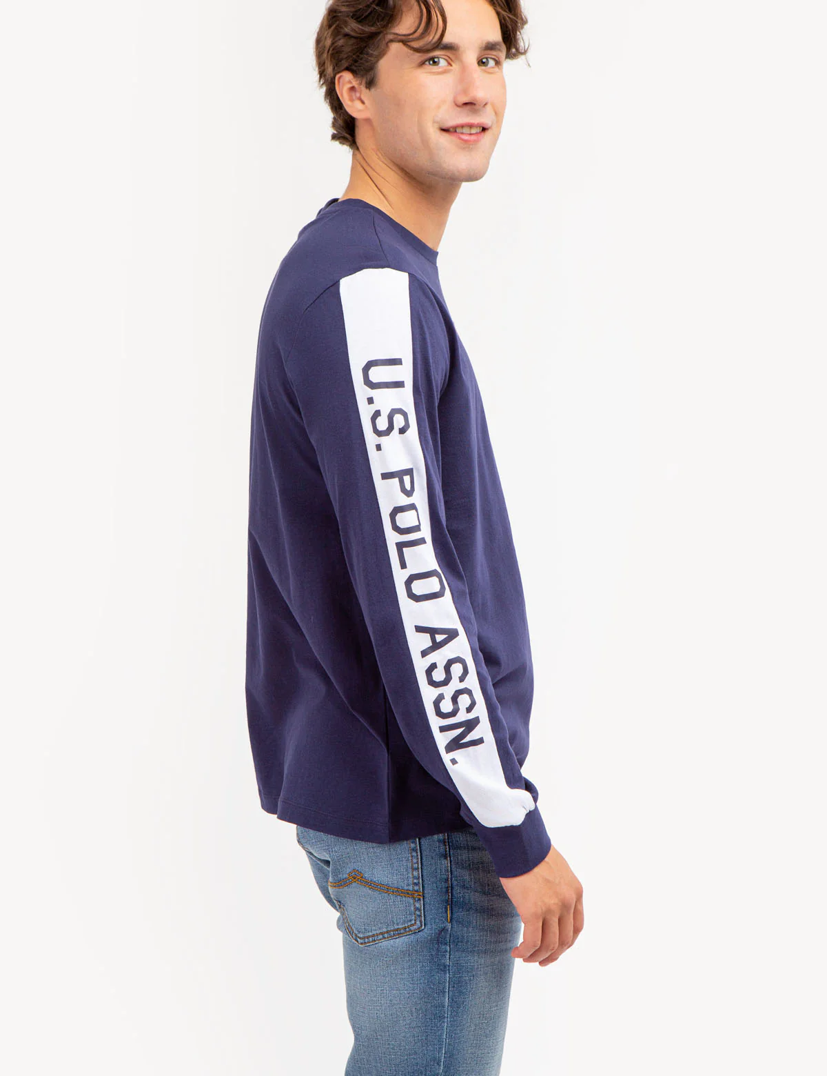 U.S. POLO ASSN. PIECED LONG SLEEVE T-SHIRT - Image 4