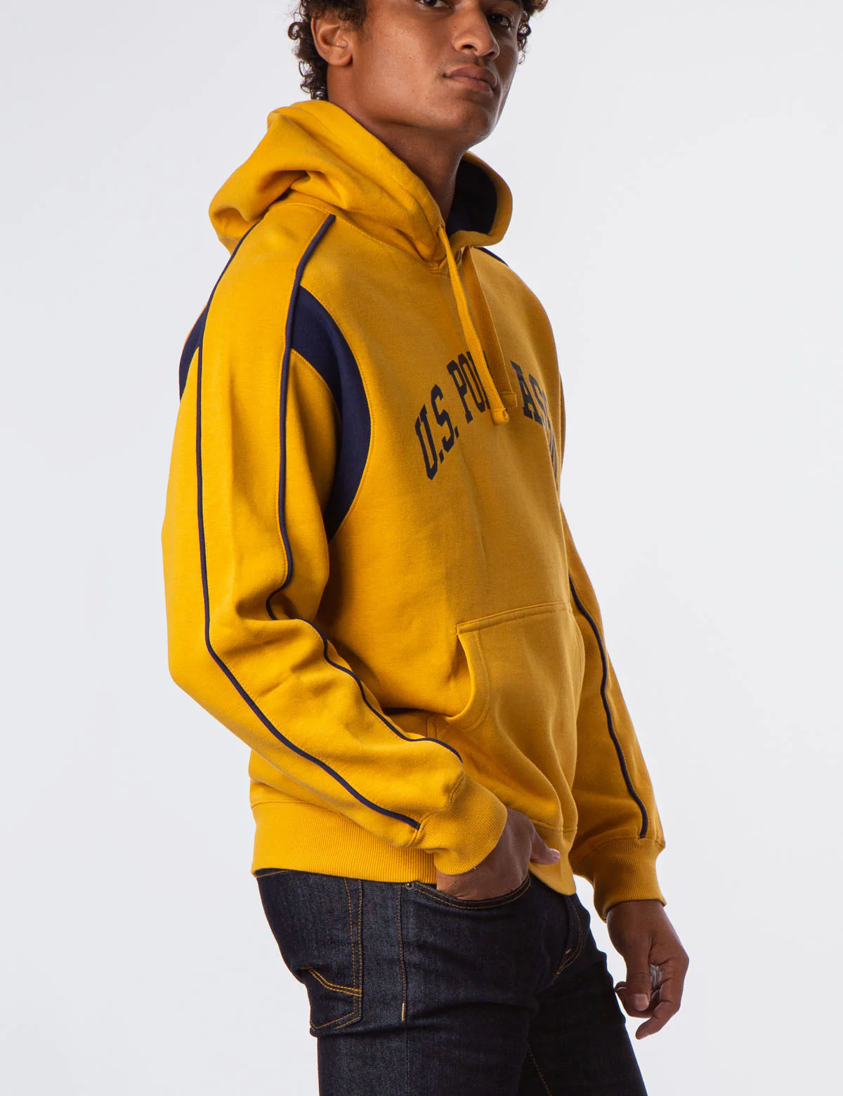 SHOULDER PIPING LOGO HOODIE - Image 3