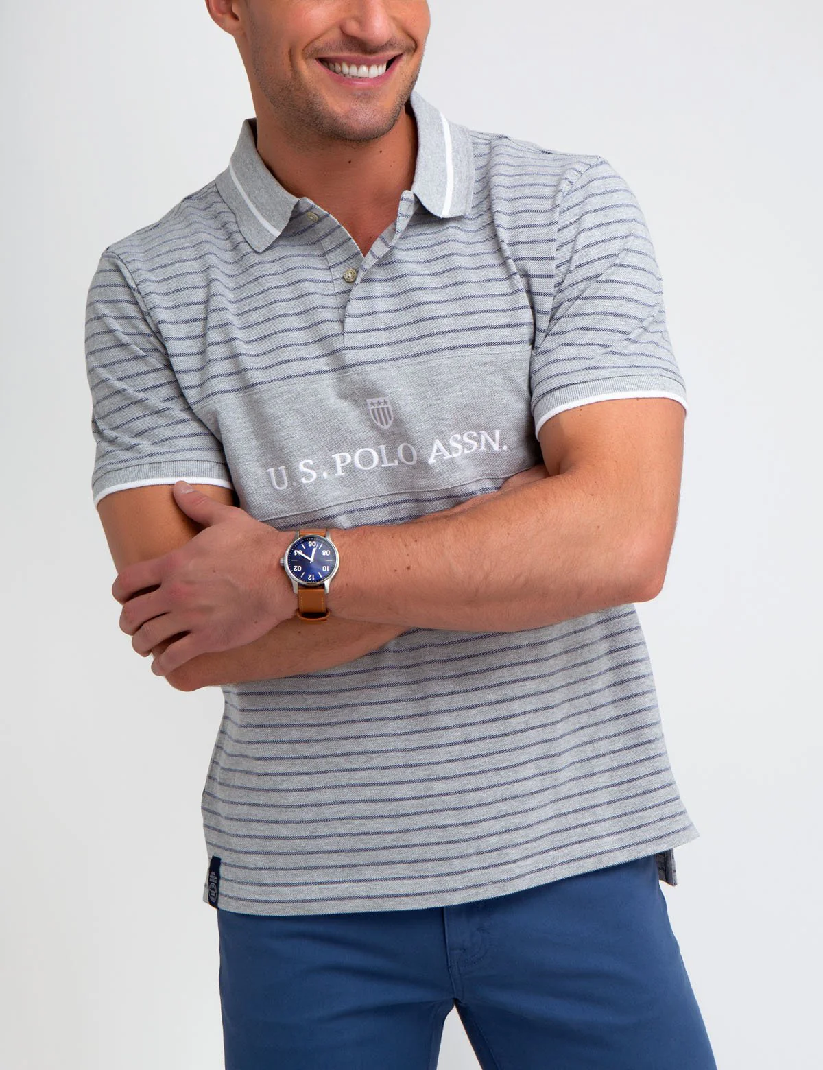U.S. POLO ASSN. STRIPED POLO SHIRT - Image 13
