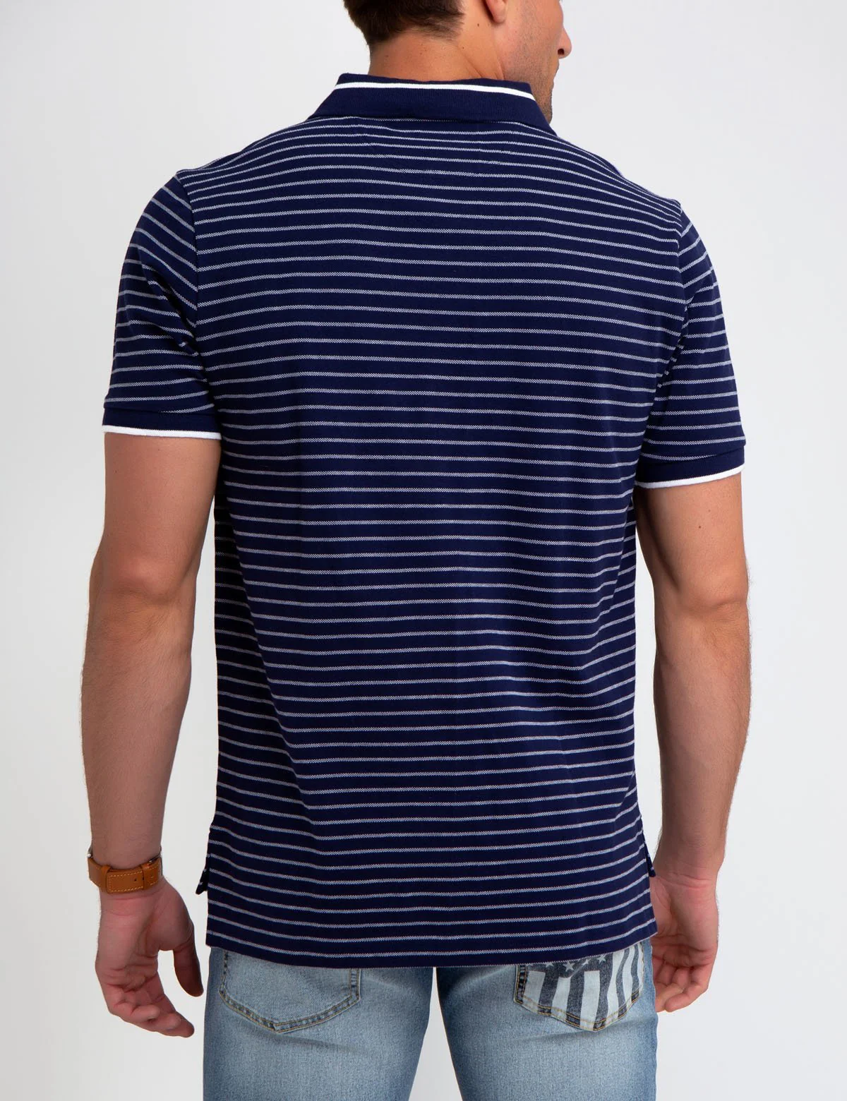 U.S. POLO ASSN. STRIPED POLO SHIRT - Image 3