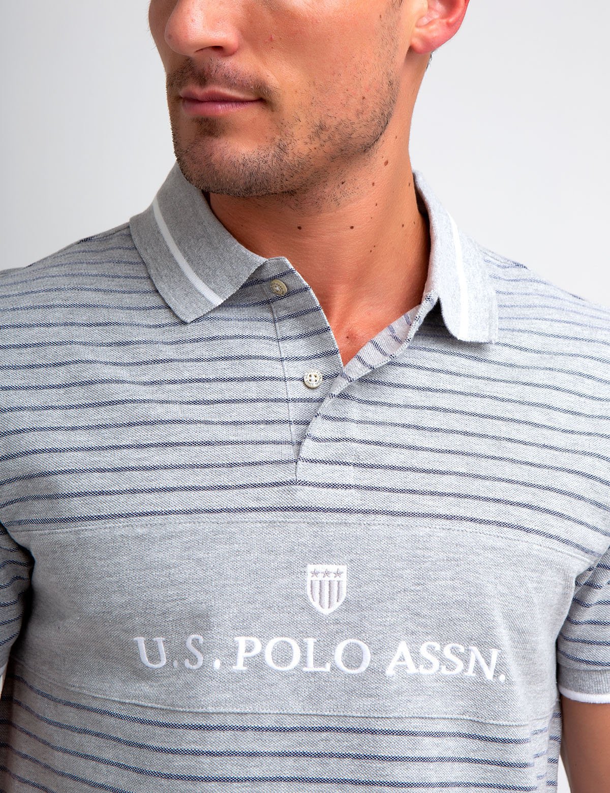 U.S. POLO ASSN. STRIPED POLO SHIRT - Image 8
