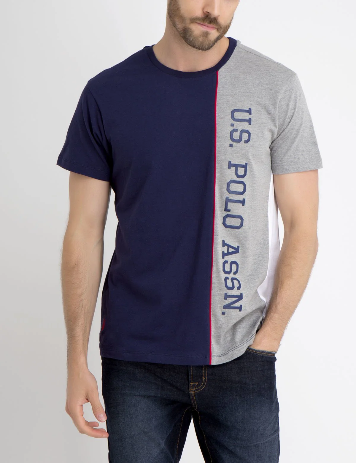 U.S. POLO ASSN. VERTICAL COLORBLOCK T-SHIRT - Image 10