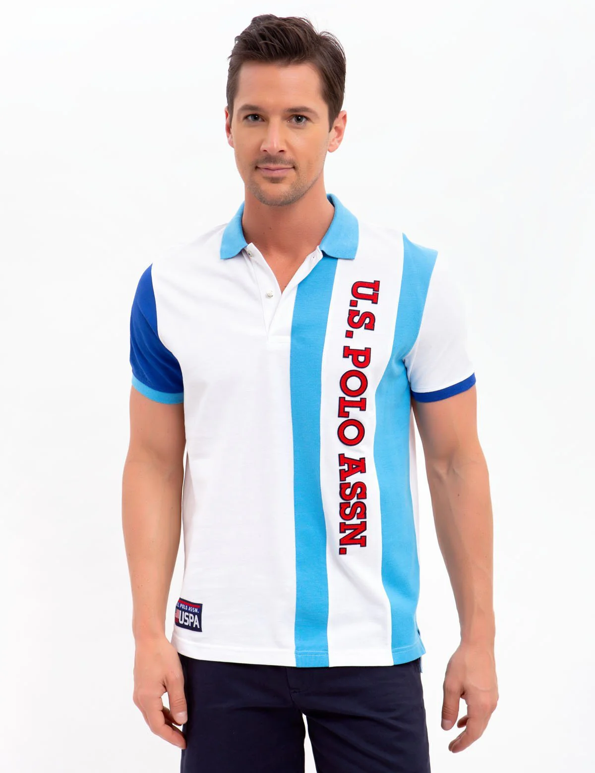 U.S. POLO ASSN. VERTICAL POLO SHIRT