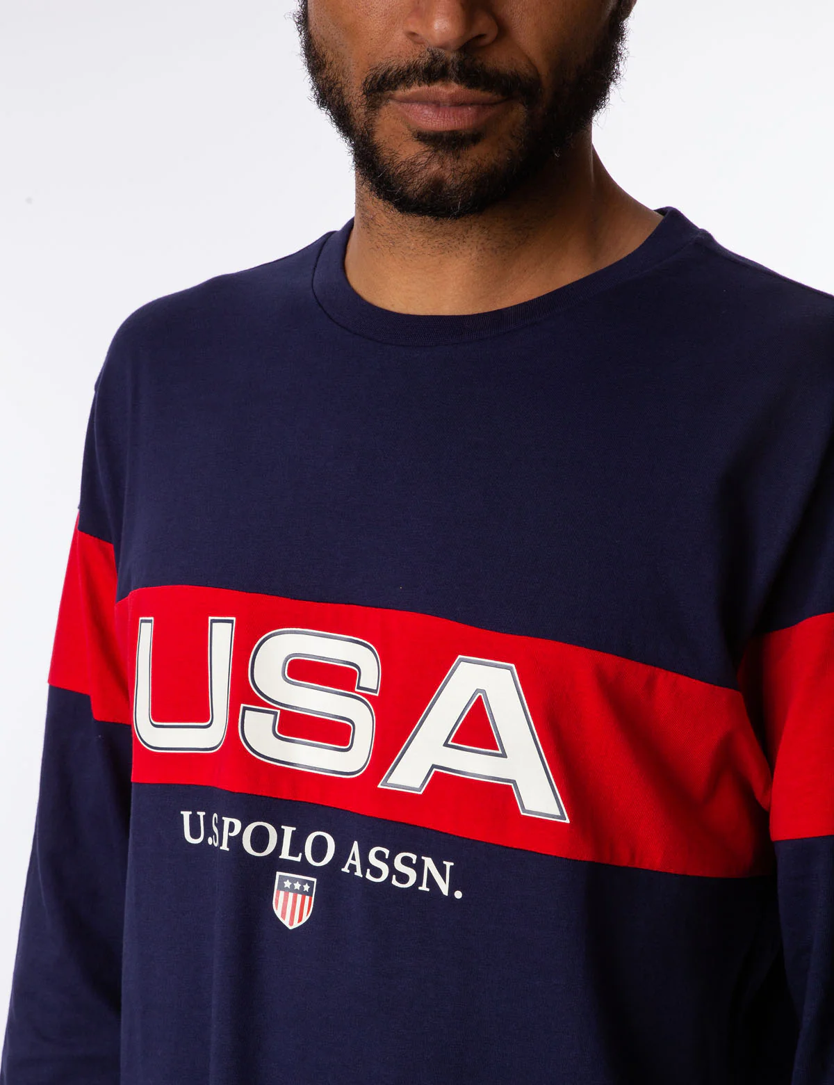 USA CHEST PATCH LONG SLEEVE SHIRT - Image 5
