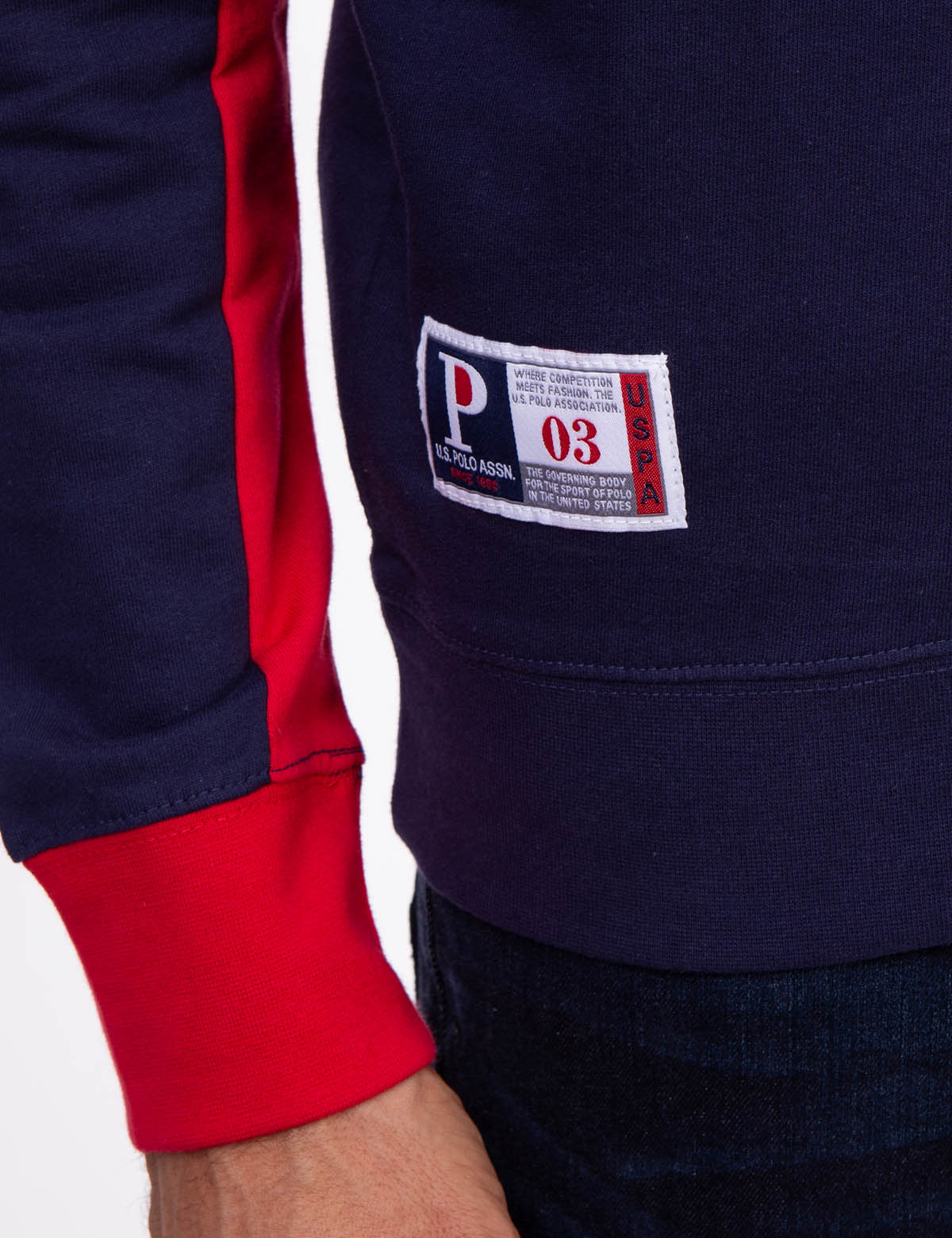 USA COLORBLOCK QUARTER ZIP PULLOVER - Image 14