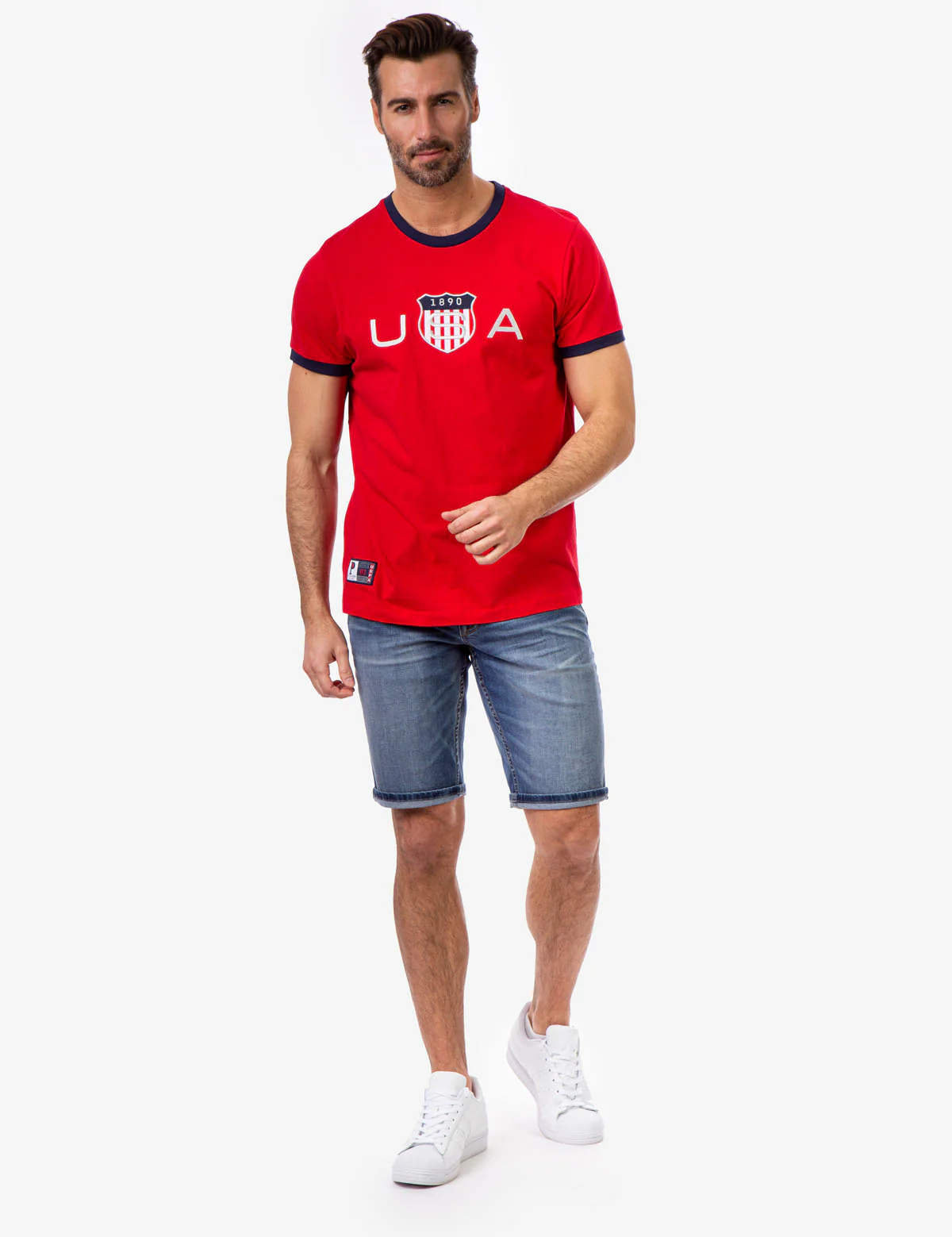 USA LOGO CREW NECK T-SHIRT - Image 2