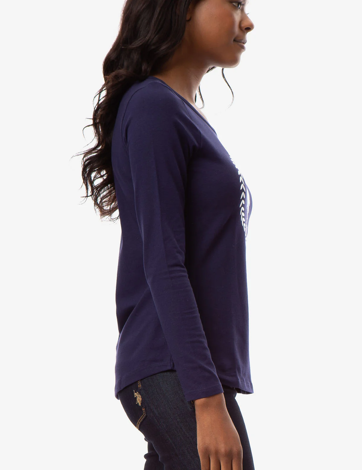 USPA BIG LOGO LONG SLEEVE T-SHIRT - Image 2