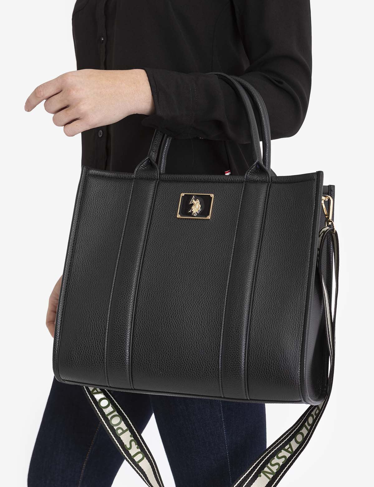 USPA BOX TOTE WITH CROSSBODY STRAP - Image 14