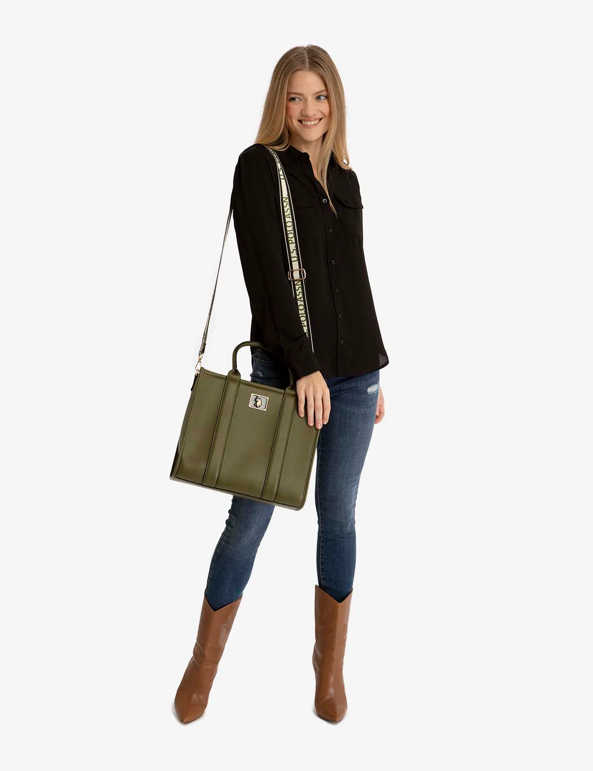 USPA BOX TOTE WITH CROSSBODY STRAP - Image 21