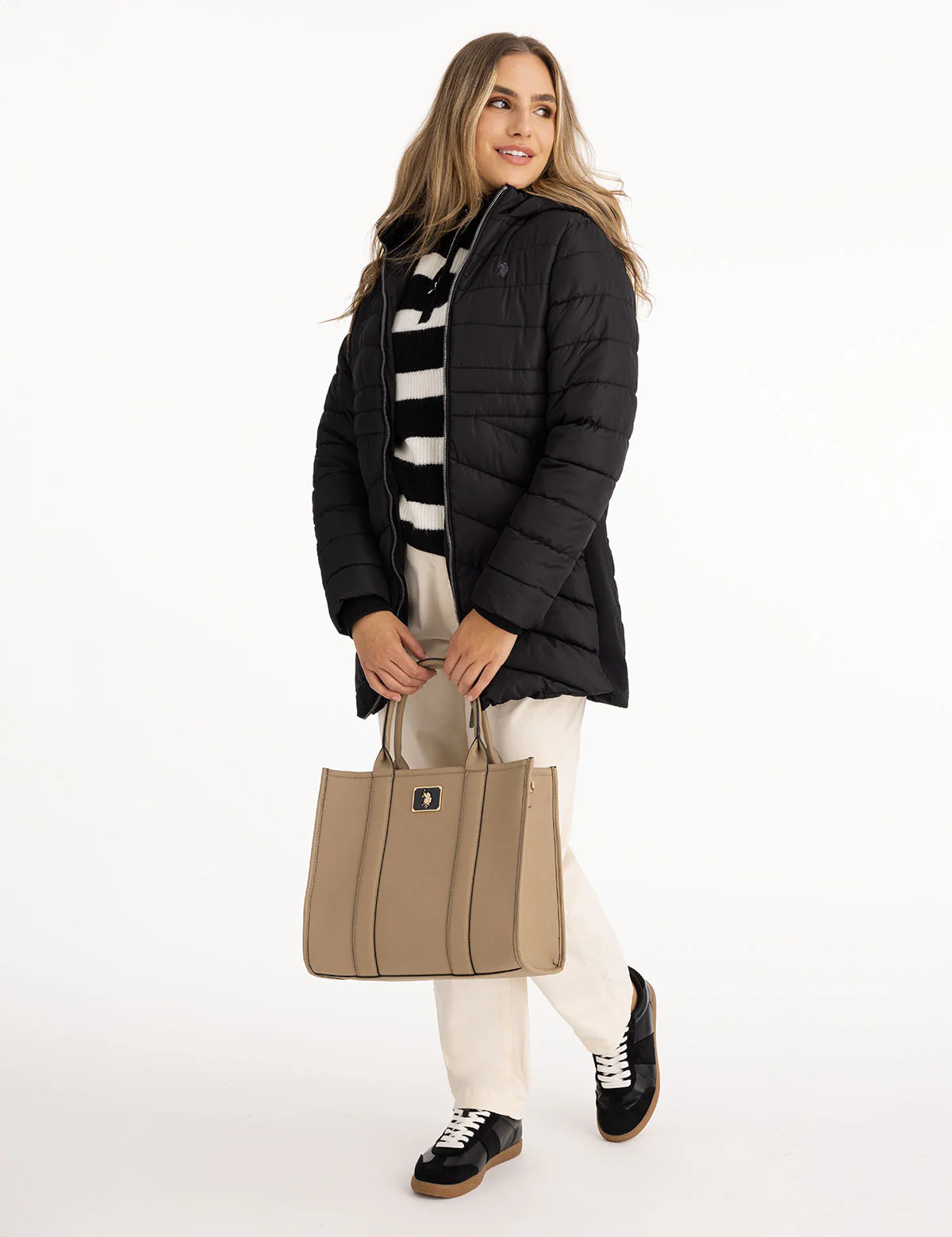 USPA BOX TOTE WITH CROSSBODY STRAP - Image 9