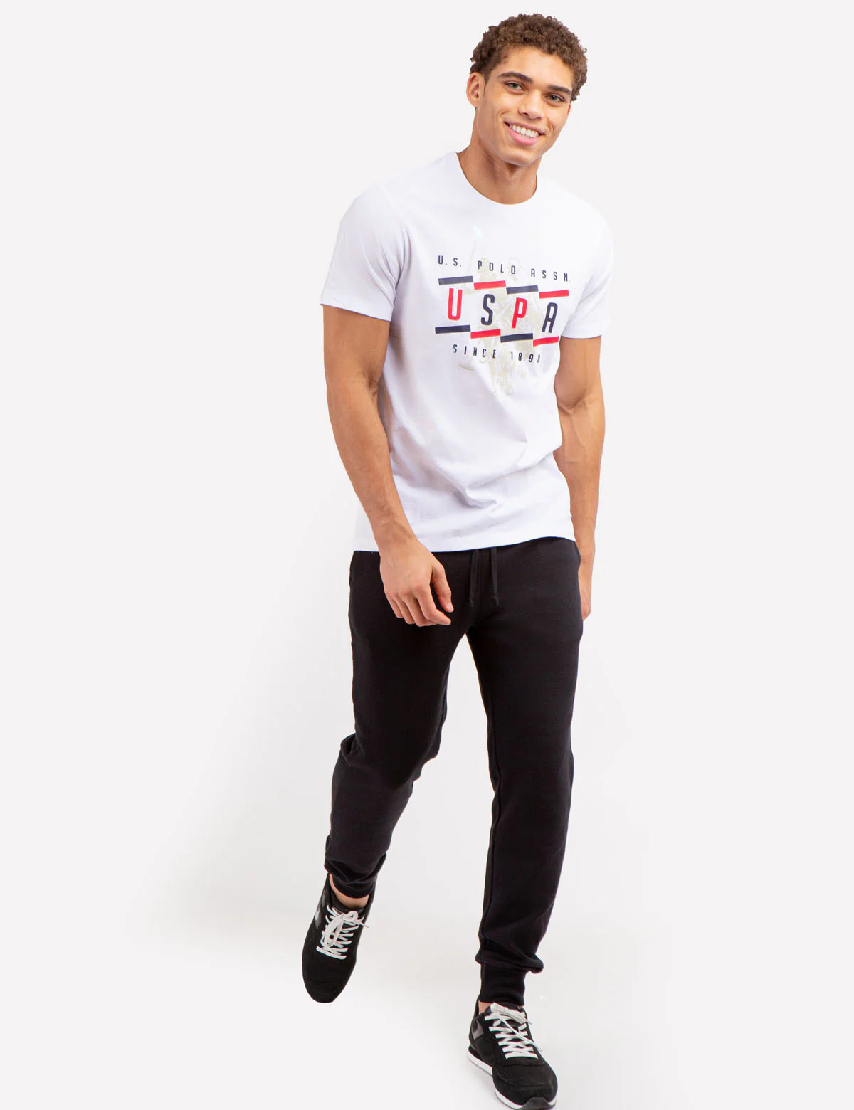 USPA BROKEN GRAPHIC JERSEY T-SHIRT - Image 2