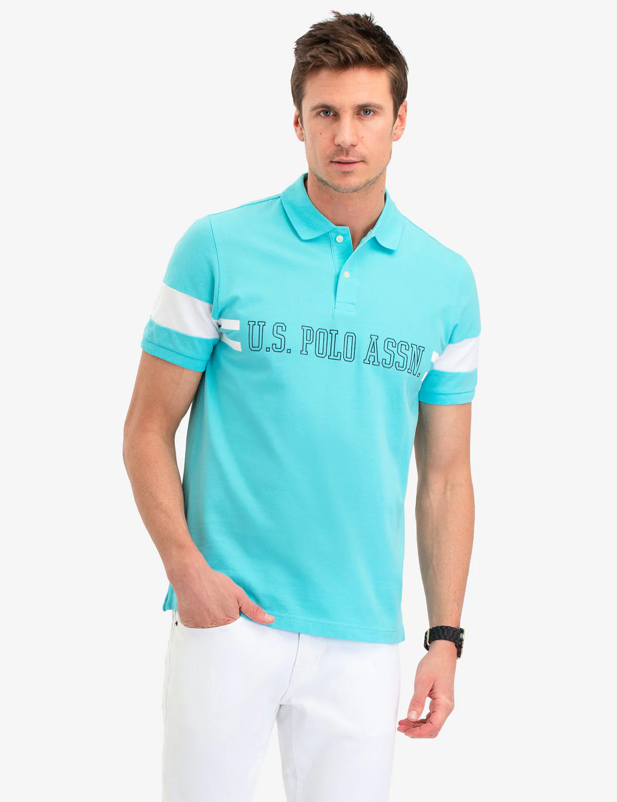 USPA CHEST LOGO POLO SHIRT - Image 3