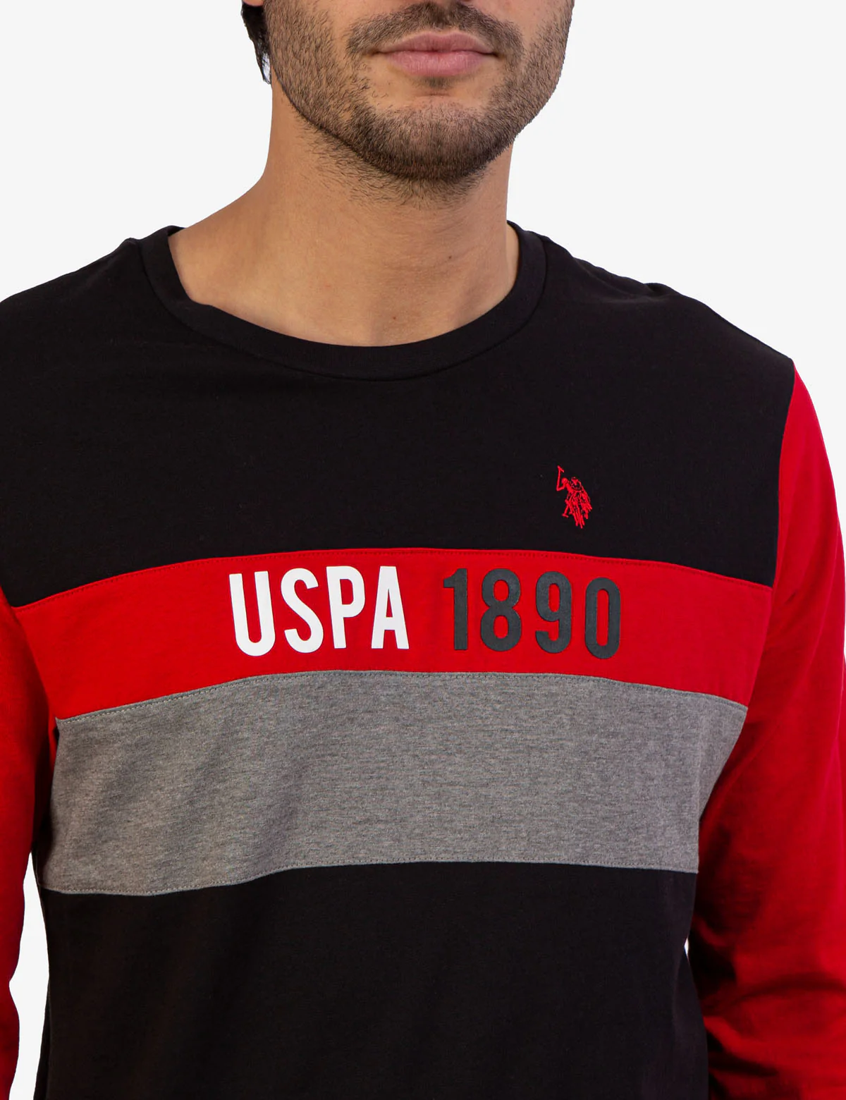 USPA COLORBLOCK LONG SLEEVE T-SHIRT - Image 9