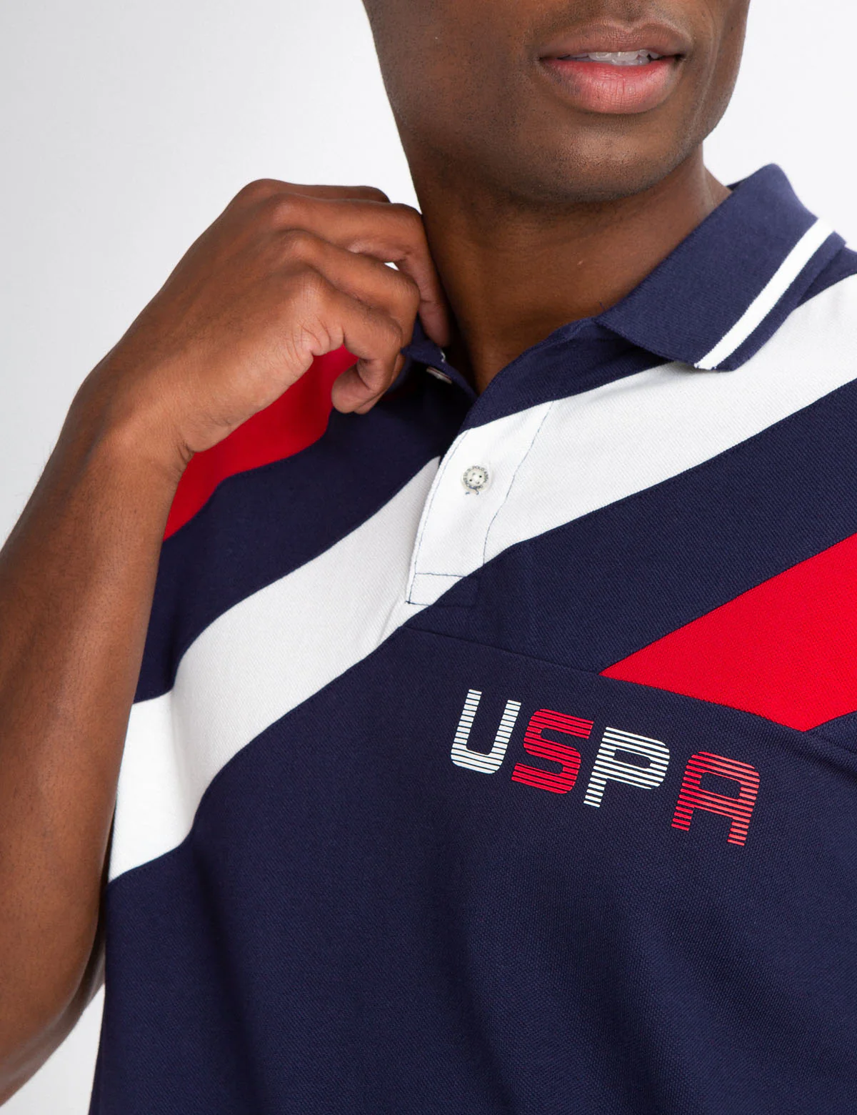USPA COLORBLOCK POLO SHIRT - Image 10