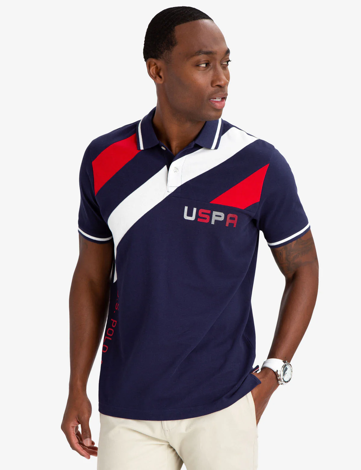 USPA COLORBLOCK POLO SHIRT - Image 6