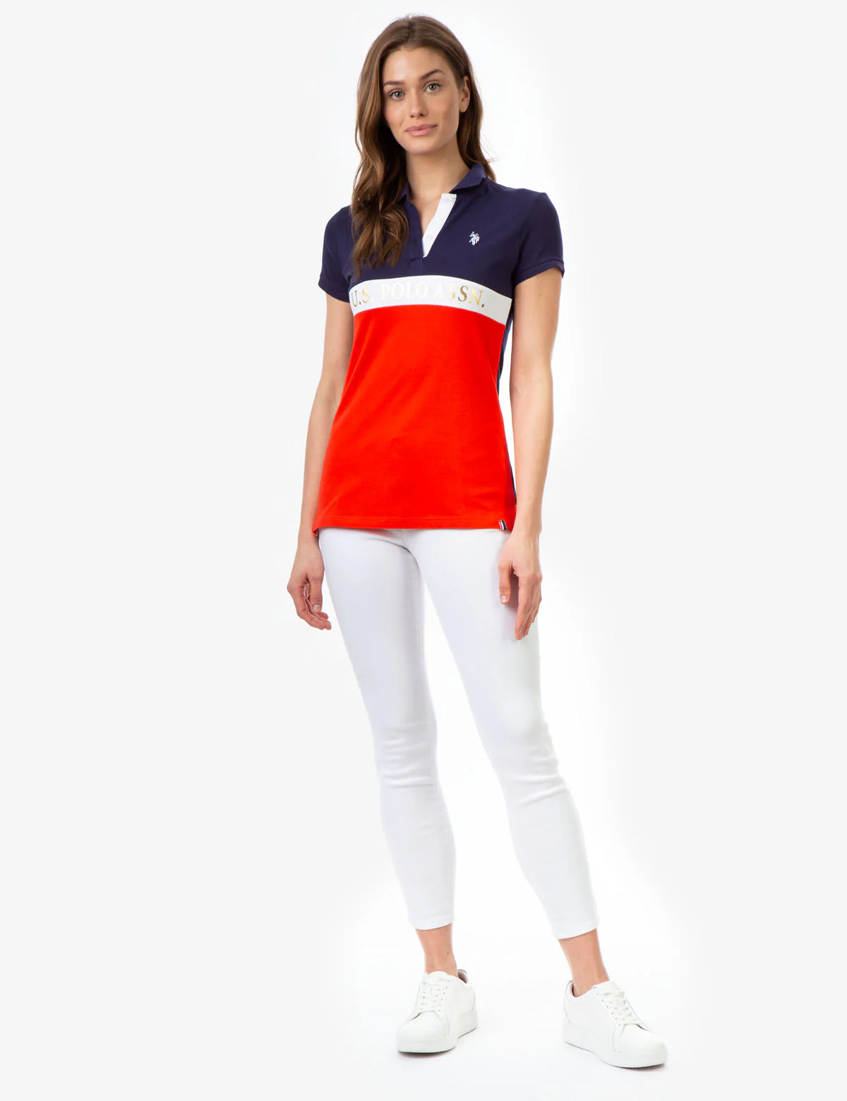 USPA COLORBLOCK POLO SHIRT - Image 2