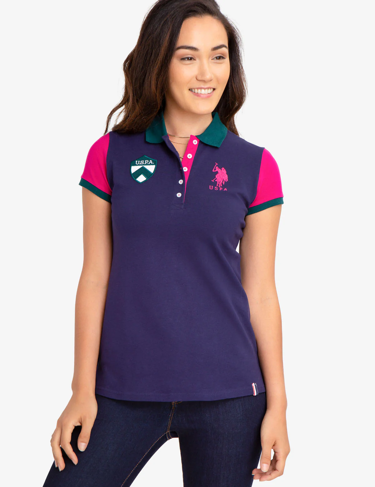 USPA COLORBLOCK POLO SHIRT - Image 4