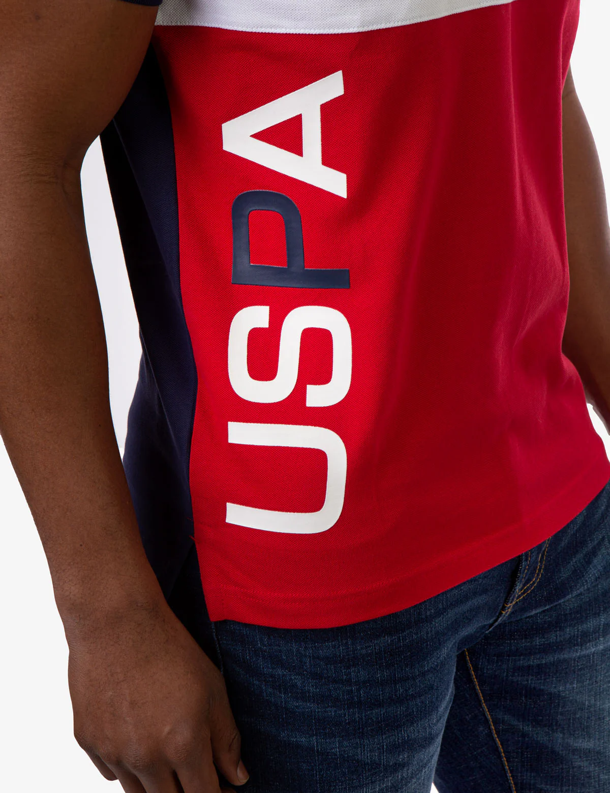 USPA COLORBLOCK SIDE LOGO POLO SHIRT - Image 10