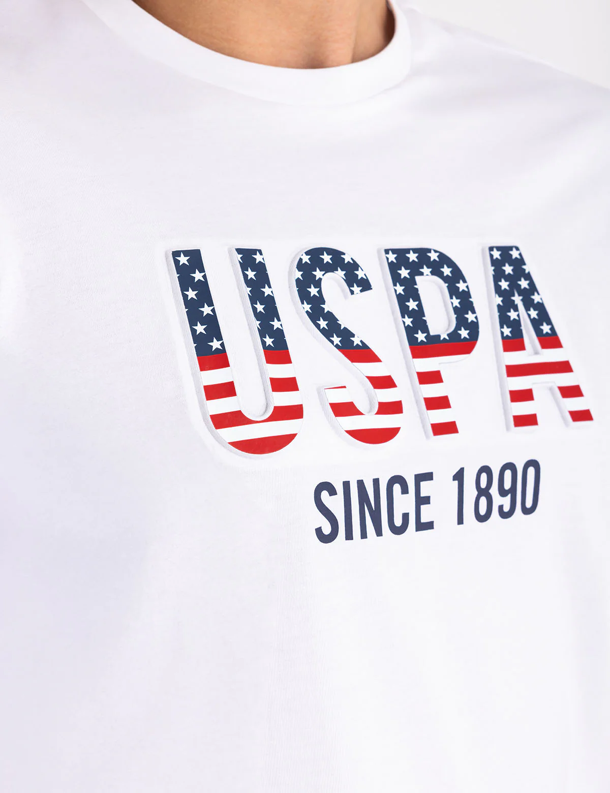 USPA EMBOSSED WORDMARK JERSEY T-SHIRT - Image 9