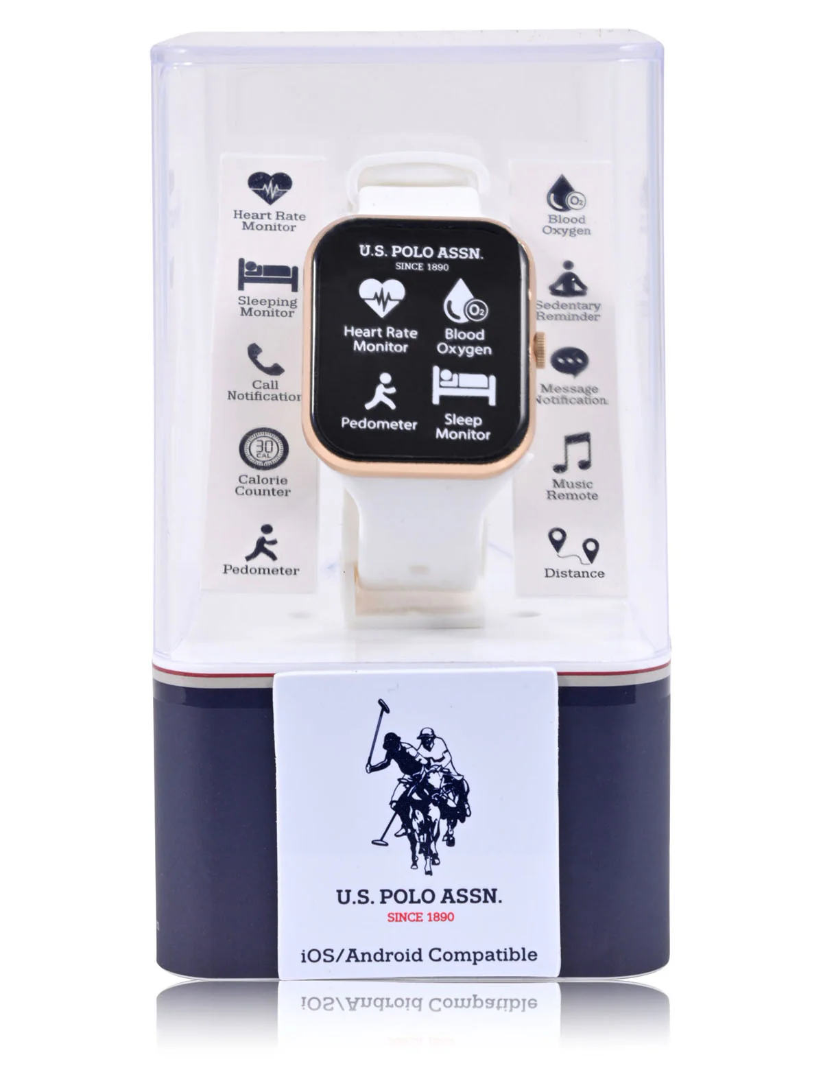 USPA GOLDTONE AND WHITE SMARTWATCH - Image 2