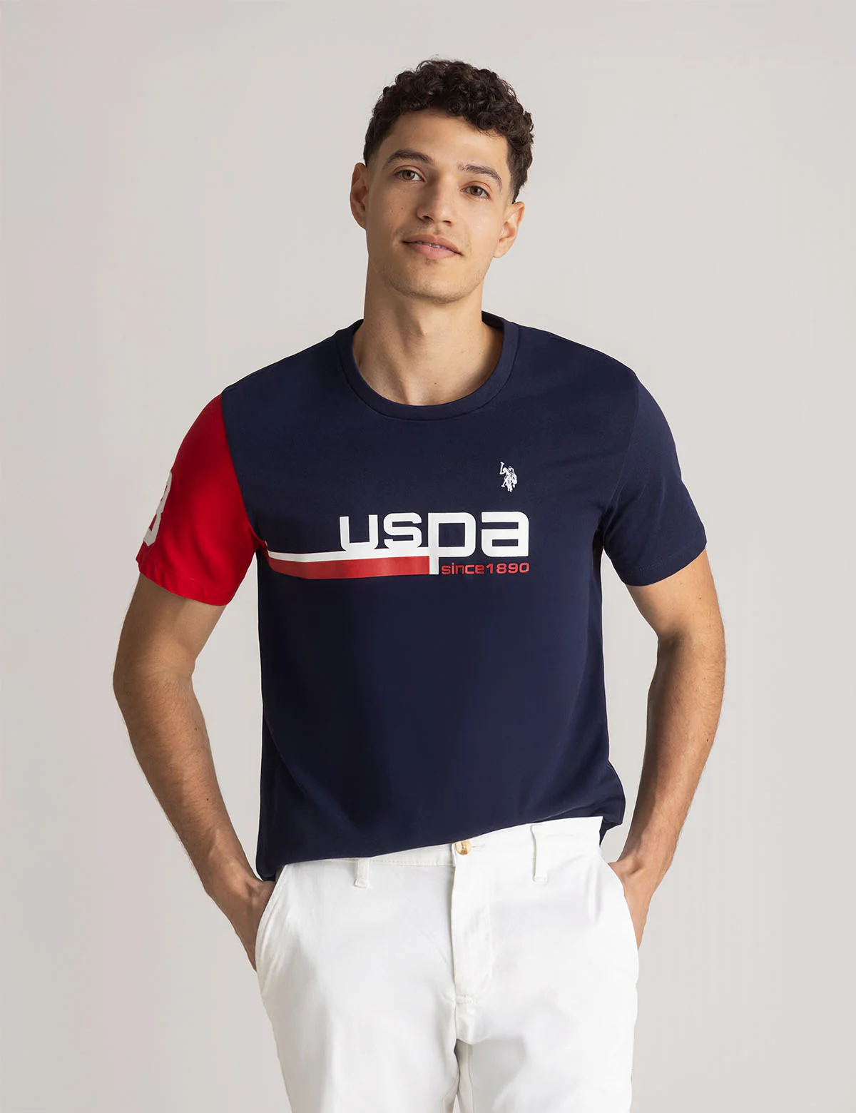 USPA GRAPHIC CREW NECK T-SHIRT - Image 3