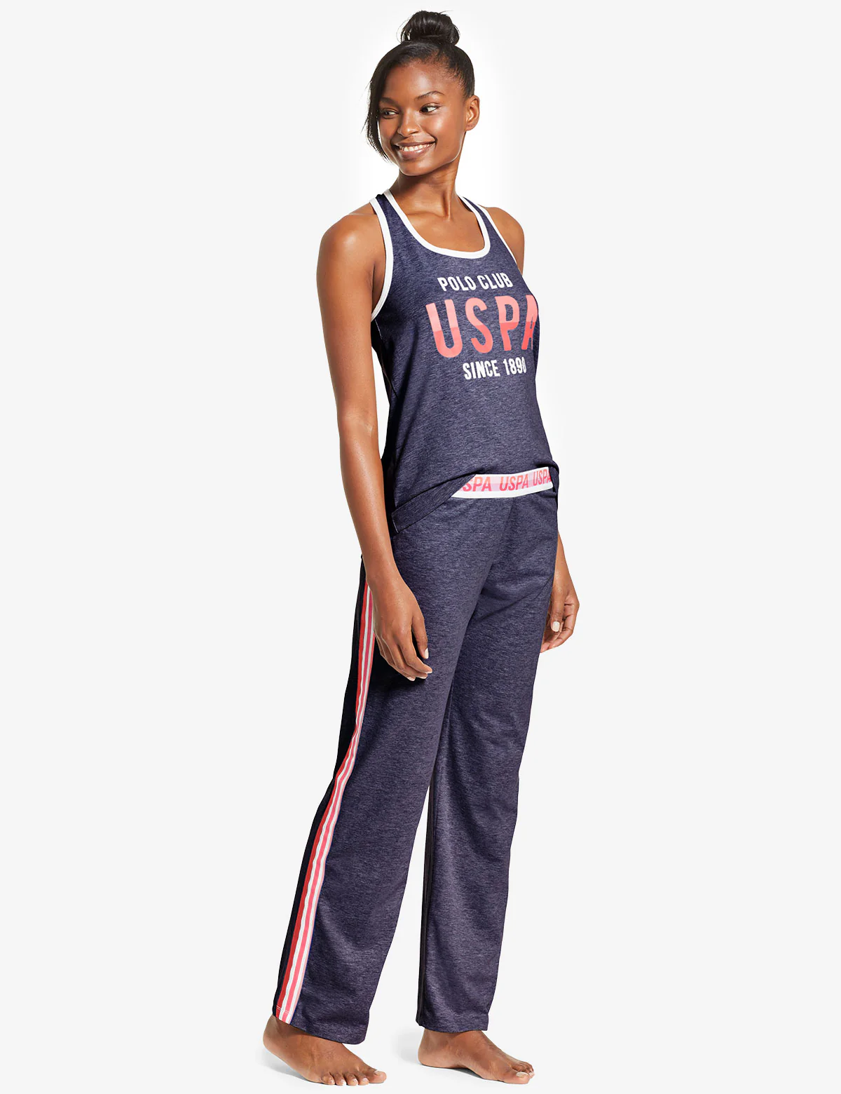 USPA GRAPHIC TANK LOUNGE SET