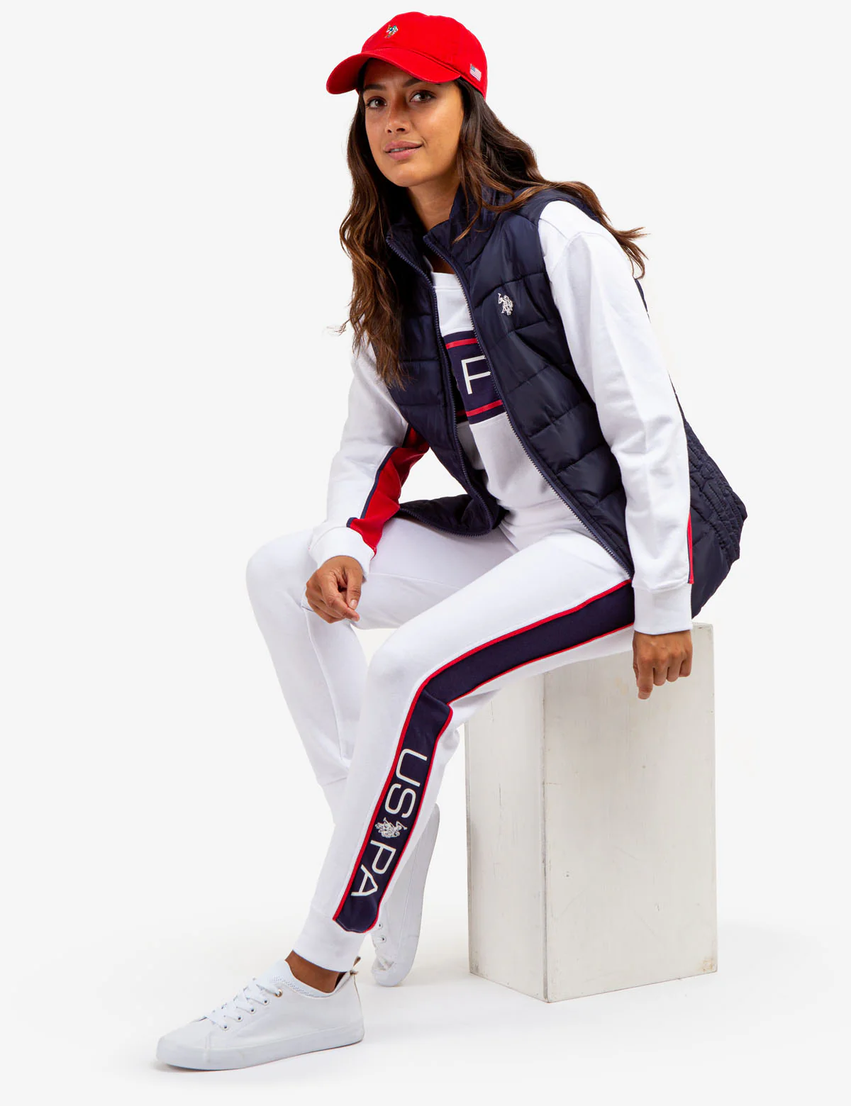 USPA HIGH WAISTED JOGGER WITH PIPING - Image 6