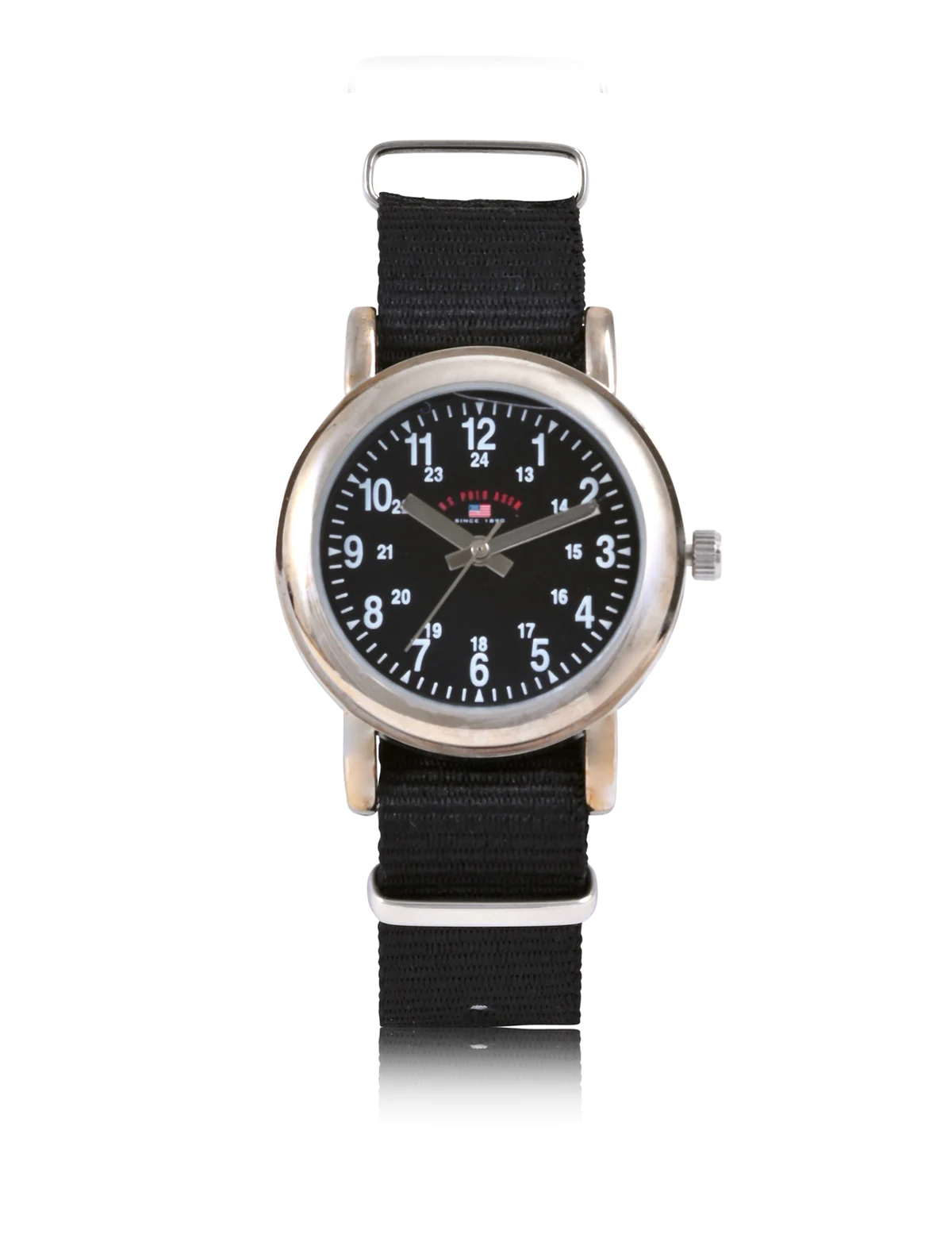 USPA JUNIOR BLACK NYLON STRAP WATCH - Image 3