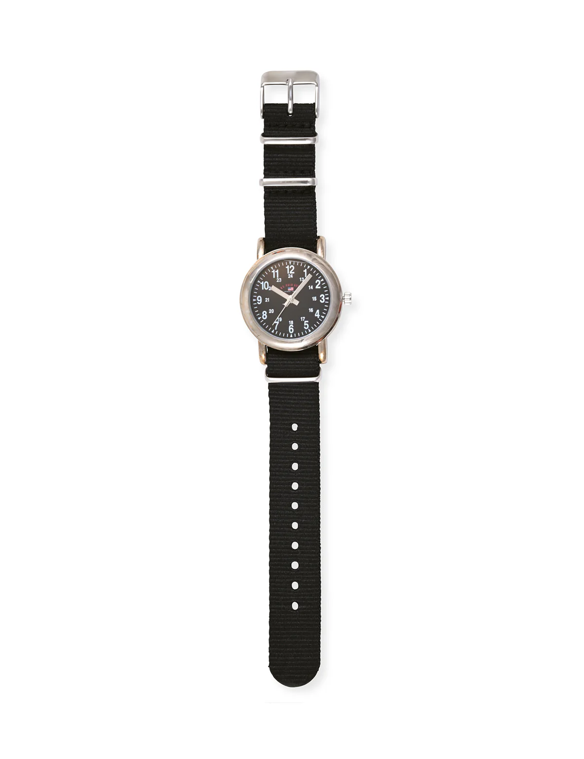 USPA JUNIOR BLACK NYLON STRAP WATCH - Image 5