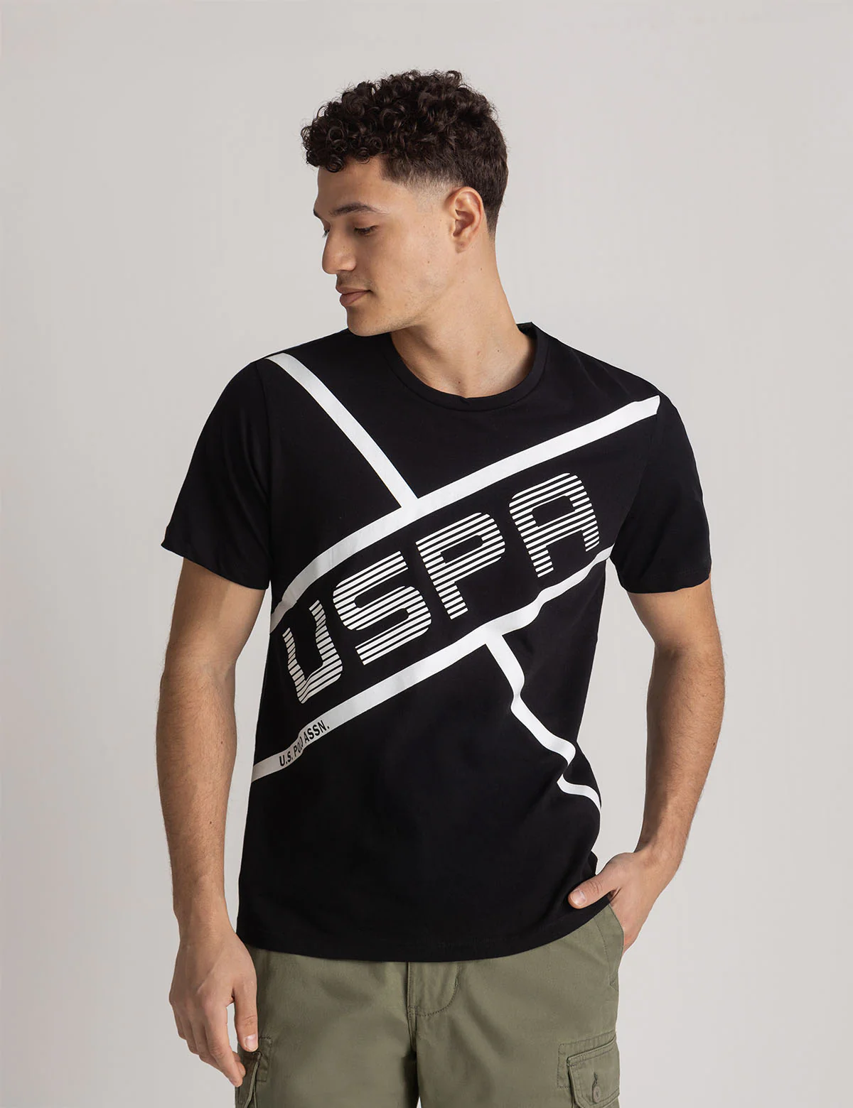USPA LINEAR GRAPHIC JERSEY T-SHIRT - Image 10