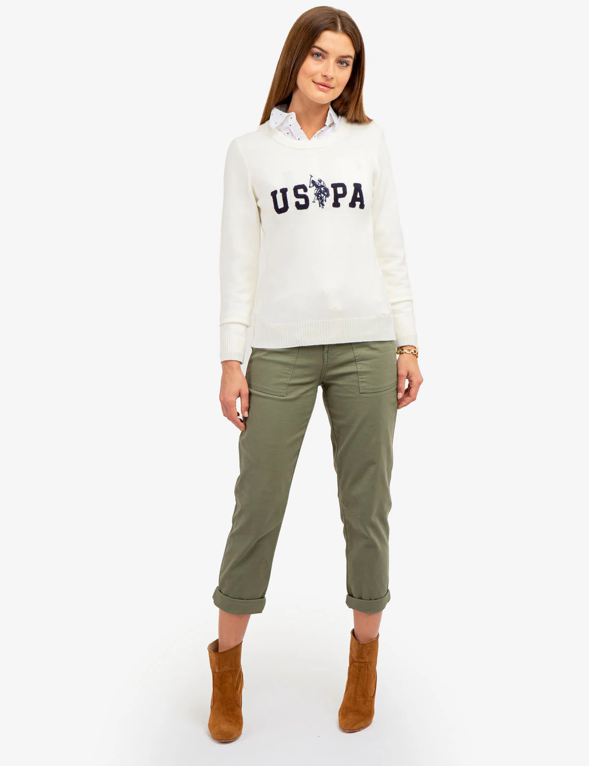 USPA LOGO CREW NECK SWEATER - Image 10