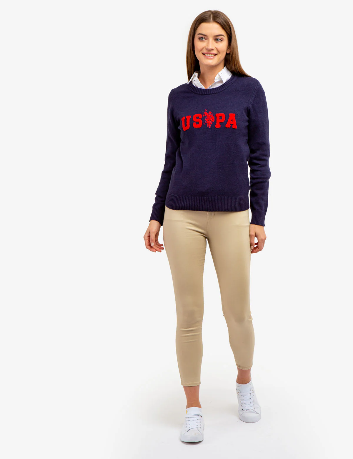 USPA LOGO CREW NECK SWEATER - Image 2