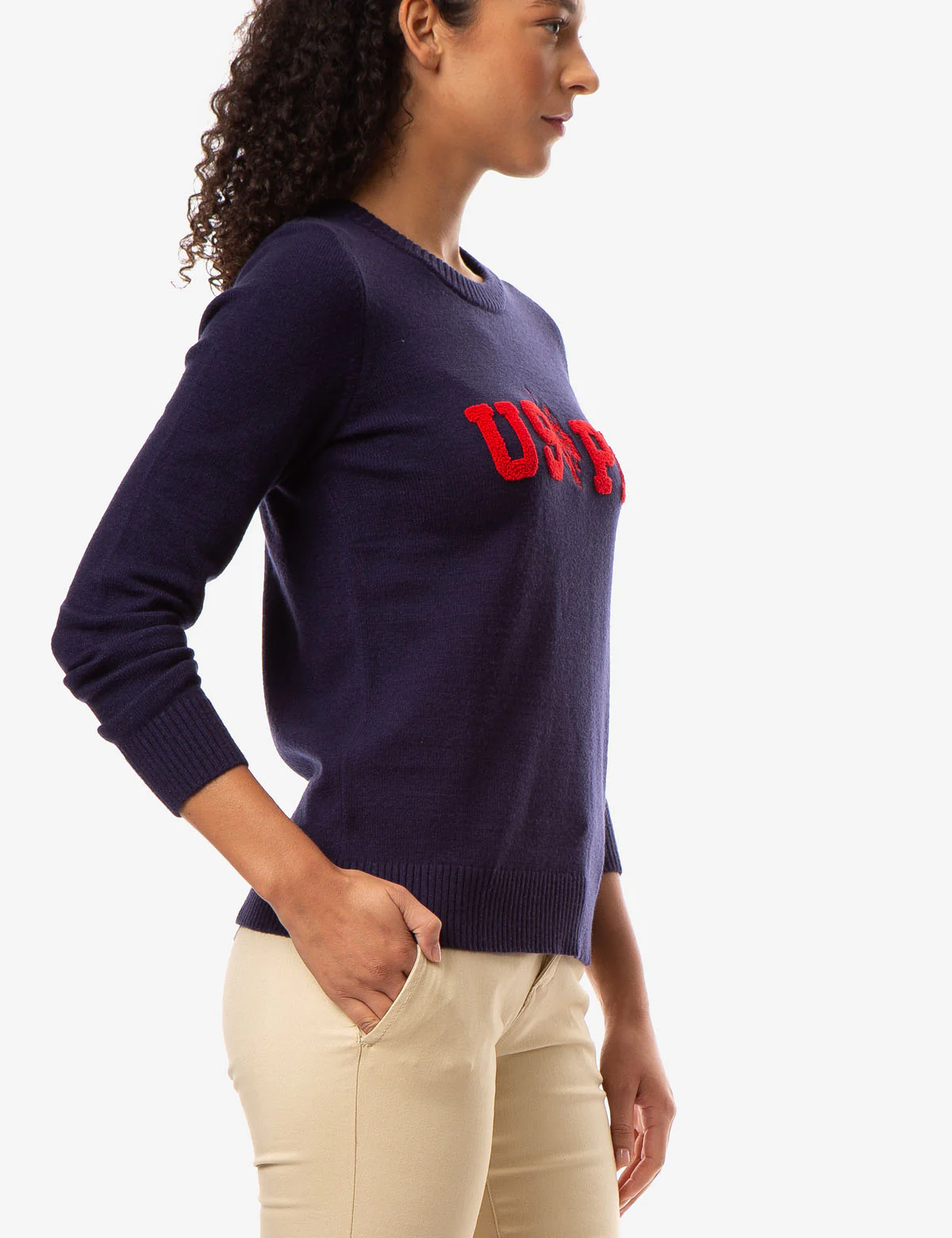 USPA LOGO CREW NECK SWEATER - Image 2