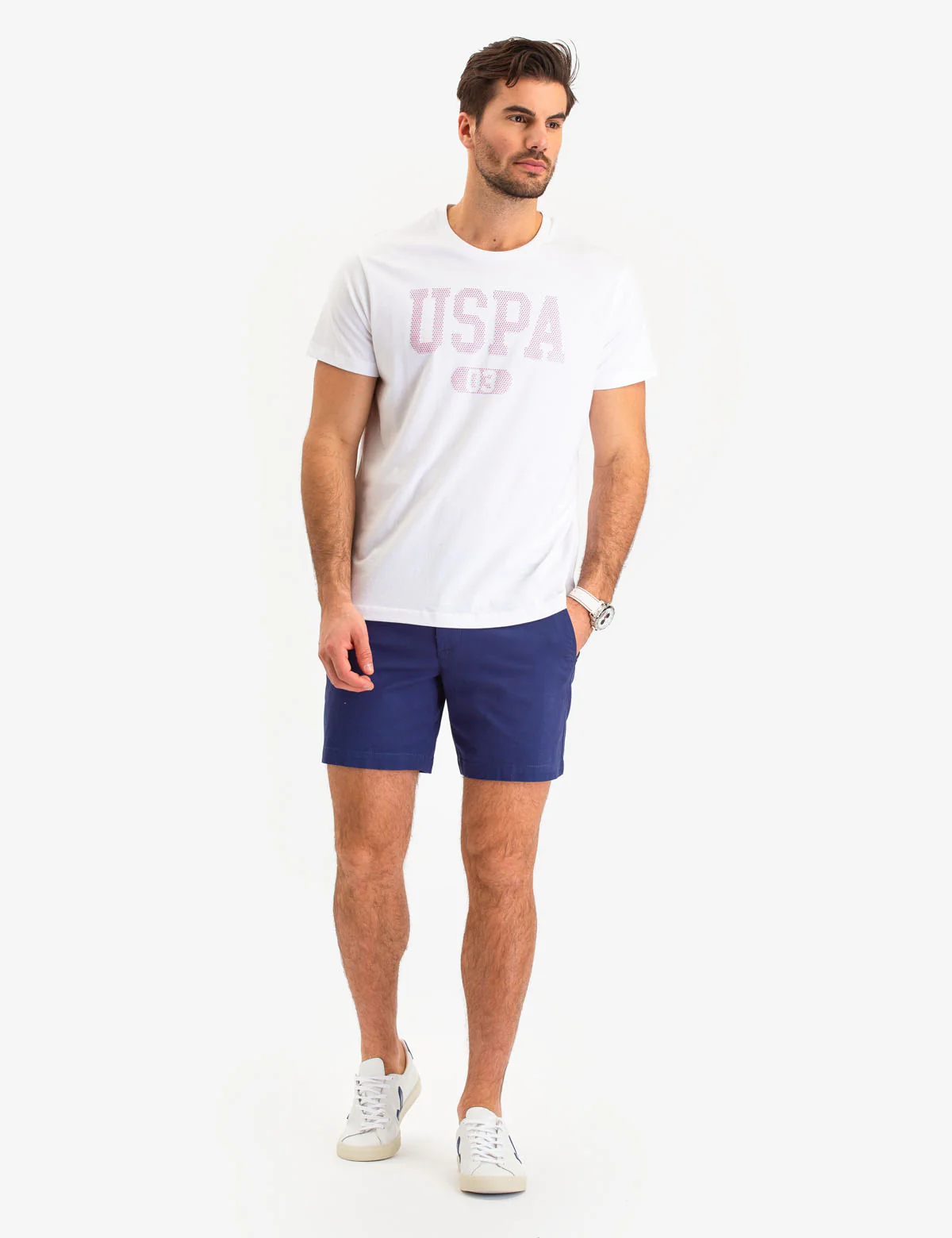 USPA LOGO CREW NECK T-SHIRT - Image 2
