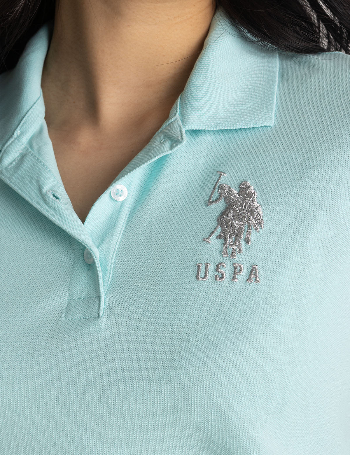 USPA METALLIC POLO DRESS - Image 6