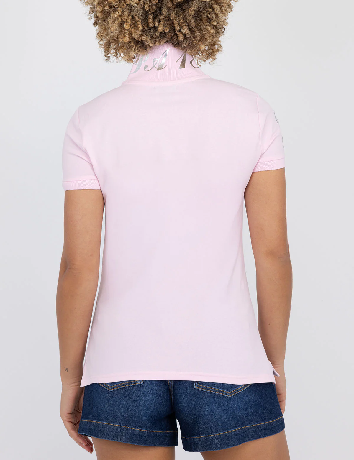 USPA METALLIC PRINT POLO SHIRT - Image 10