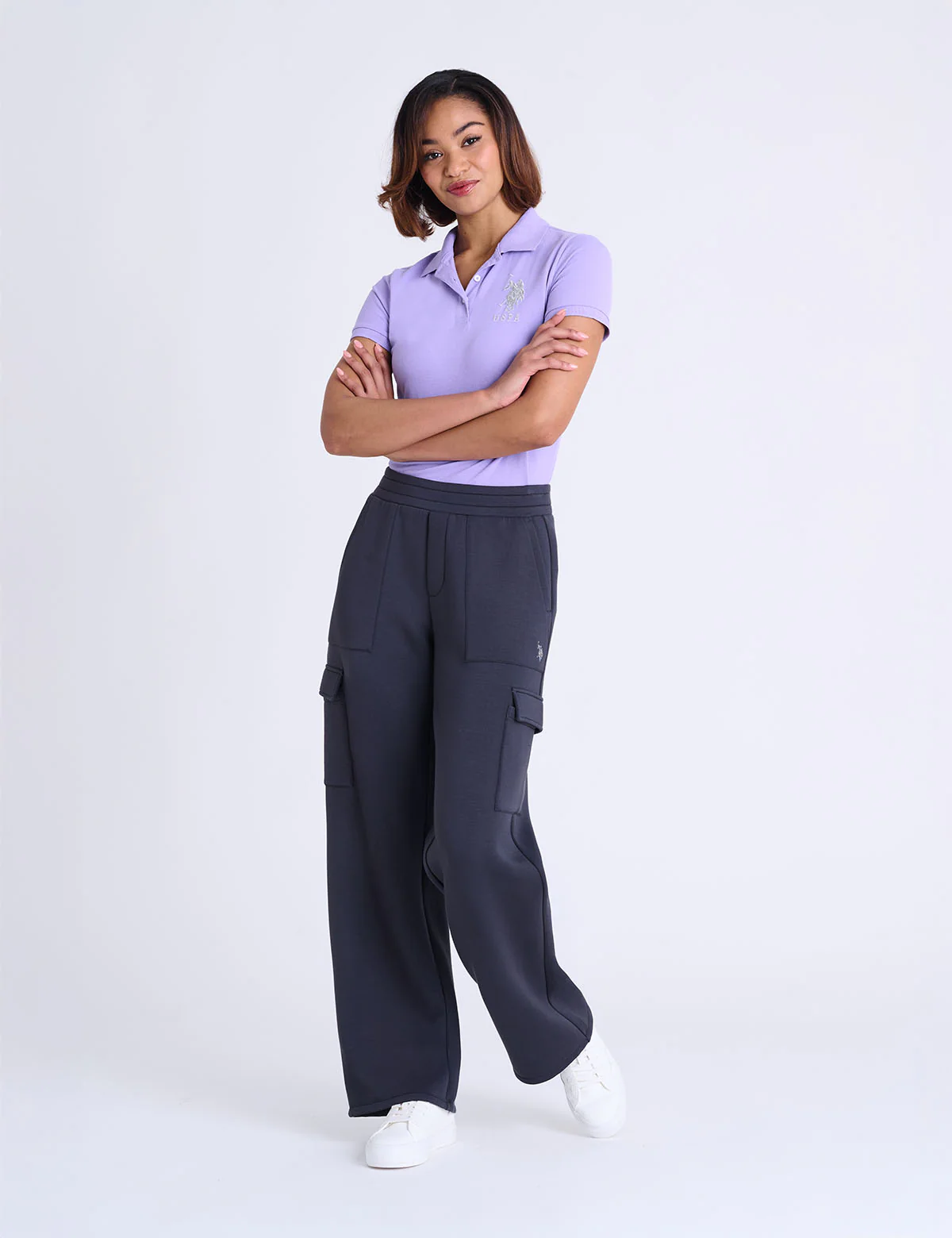USPA METALLIC PRINT POLO SHIRT - Image 12