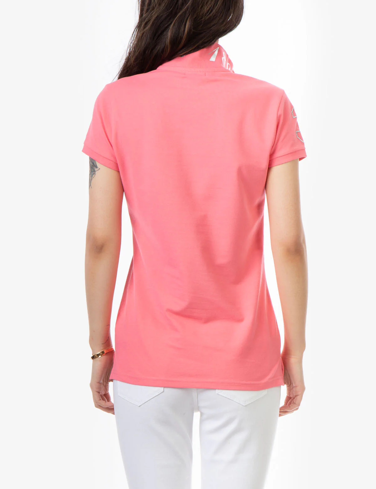 USPA METALLIC PRINT POLO SHIRT - Image 8