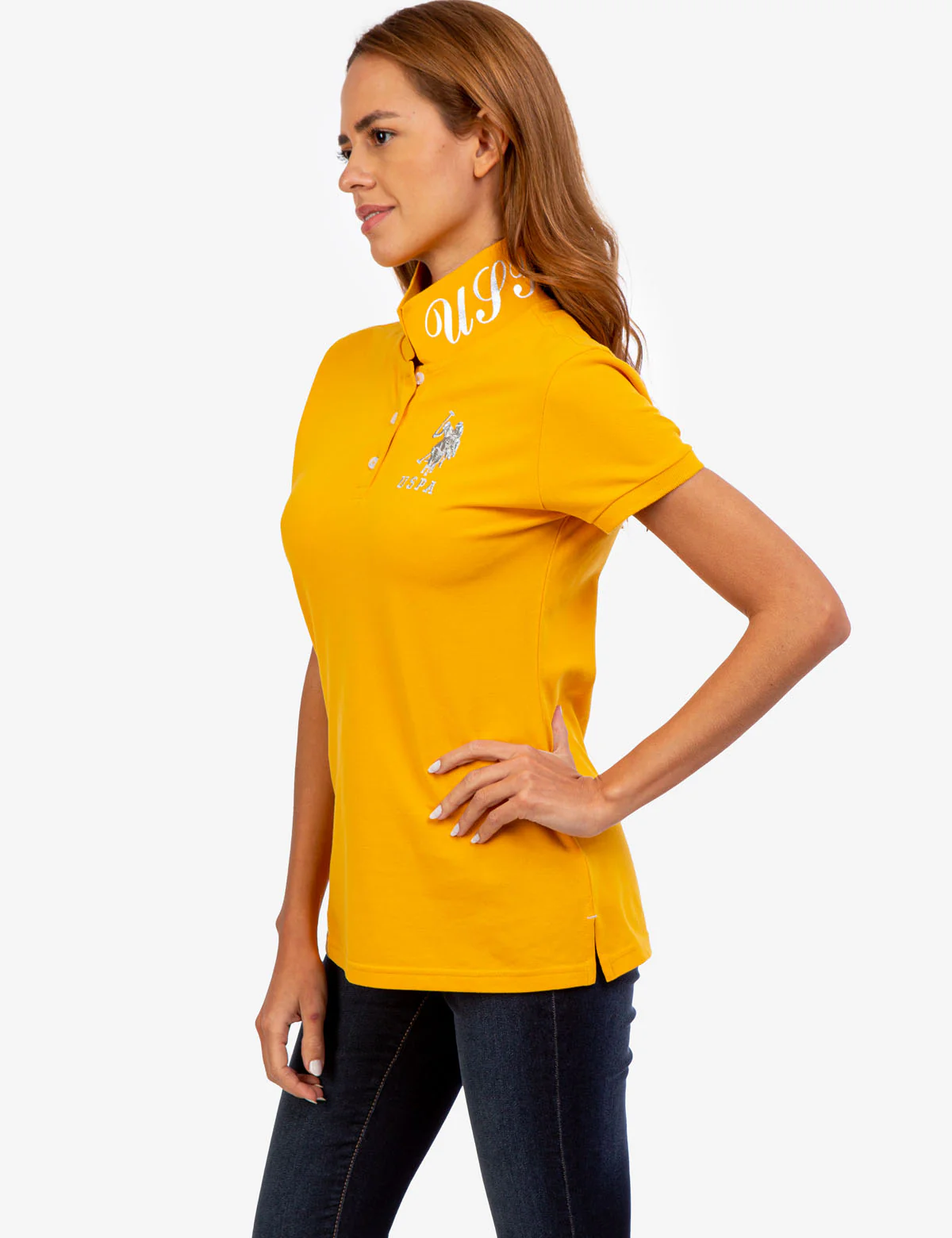 USPA METALLIC PRINT POLO SHIRT - Image 12