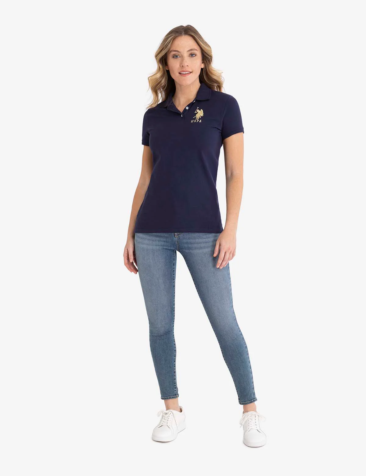 USPA METALLIC PRINT POLO SHIRT - Image 5