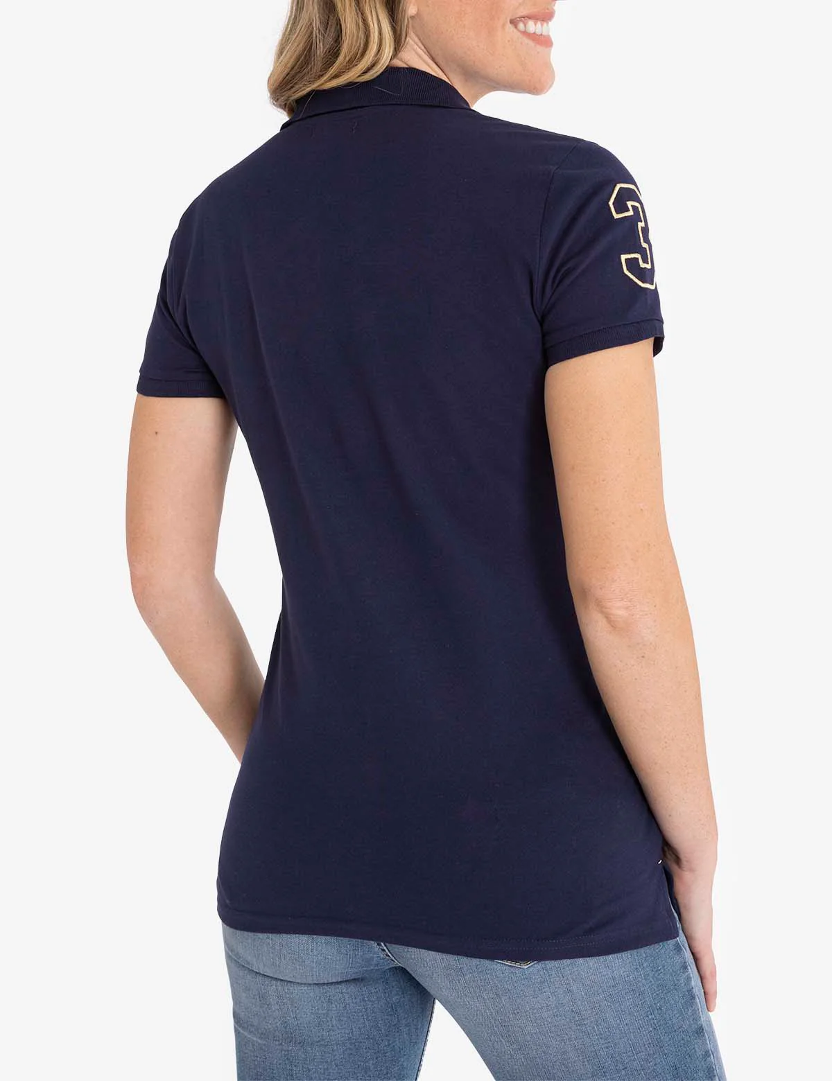 USPA METALLIC PRINT POLO SHIRT - Image 6
