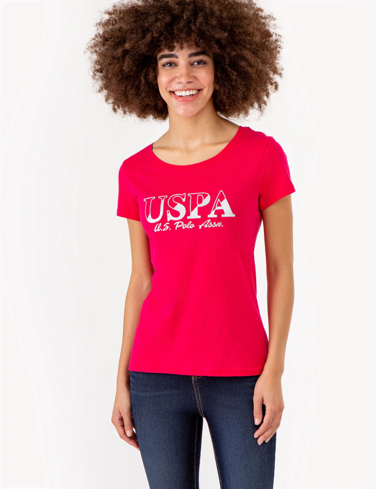USPA METALLIC SLASHED FOIL T-SHIRT - Image 4