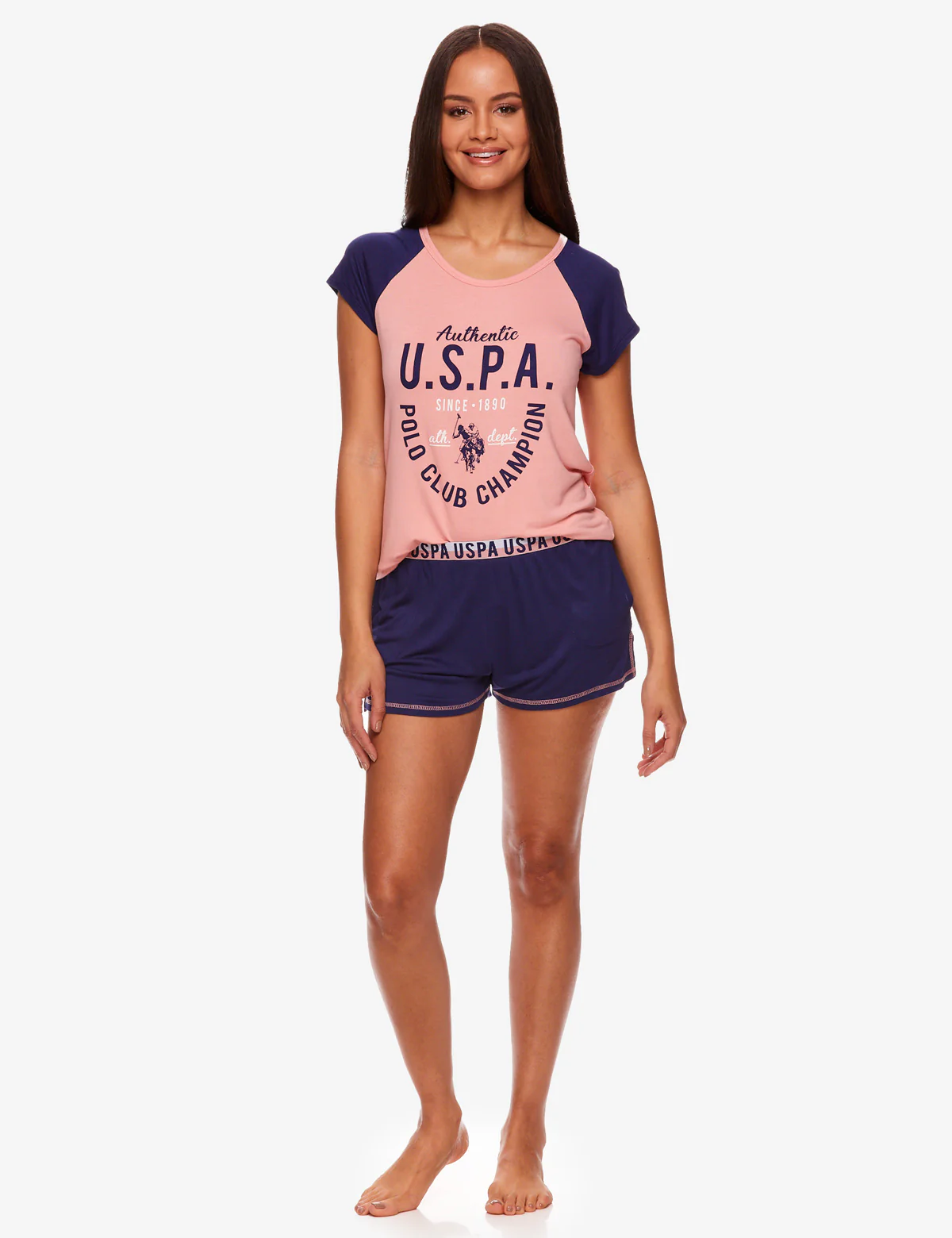 USPA RAGLAN SLEEVE SHORT SET - Image 2