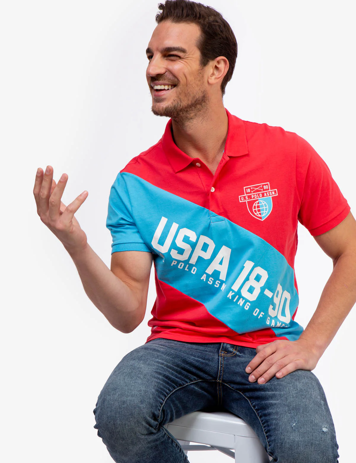USPA SASH JERSEY POLO SHIRT - Image 5